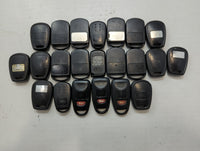 Lot of 22 Kia Keyless Entry Remote Fob MIXED FCC IDS MIXED PART NUMBERS - Oemusedautoparts1.com