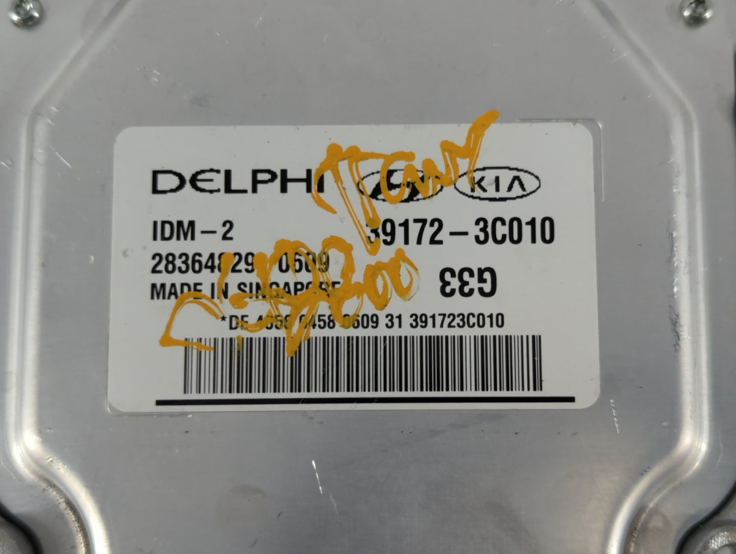 2014-2016 Kia Cadenza PCM Engine Control Computer ECU ECM PCU OEM P/N:39172-3C010 Fits Fits 2012 2013 2014 2015 2016 2017 20