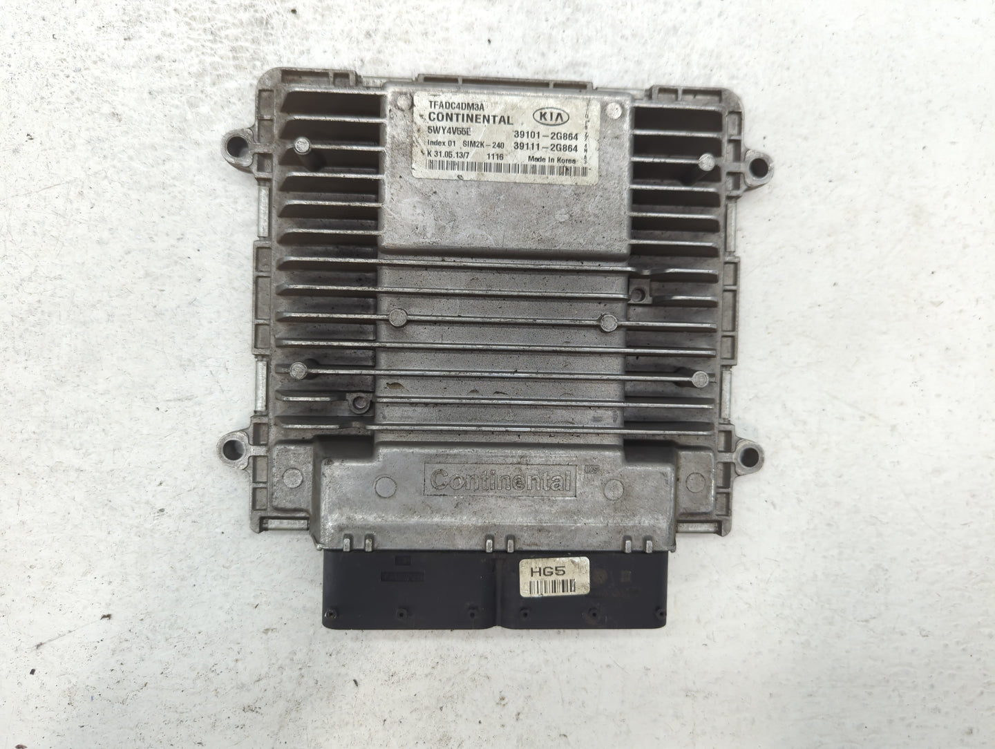 2011-2013 Kia Optima PCM Engine Control Computer ECU ECM PCU OEM P/N:39111-2G864 39101-2G864 Fits Fits 2011 2012 2013 OEM Us