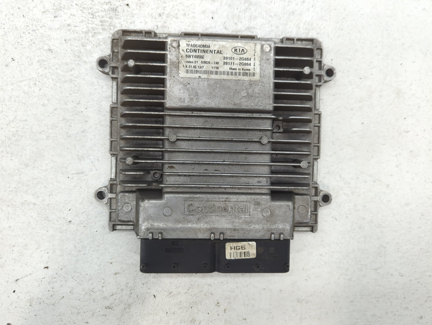 2011-2013 Kia Optima PCM Engine Control Computer ECU ECM PCU OEM P/N:39111-2G864 39101-2G864 Fits Fits 2011 2012 2013 OEM Us