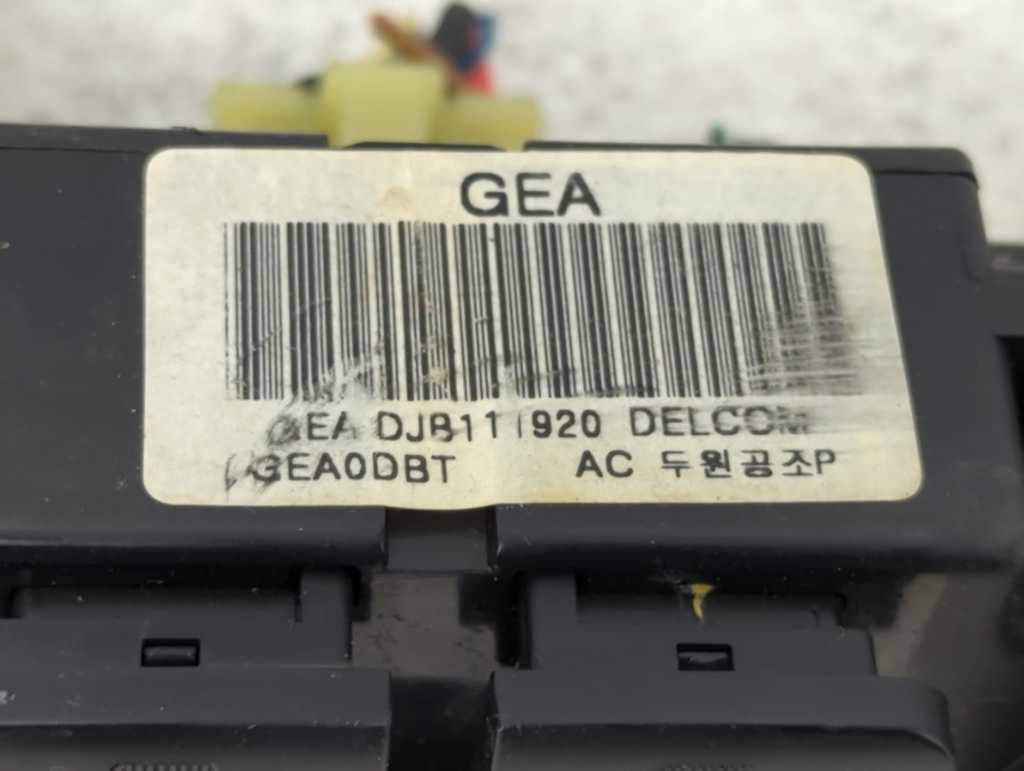 0 Kia Rio5 Climate Control Module Temperature AC/Heater Replacement Fits Fits 210 2011 OEM Used Auto Parts - Oemusedautopart