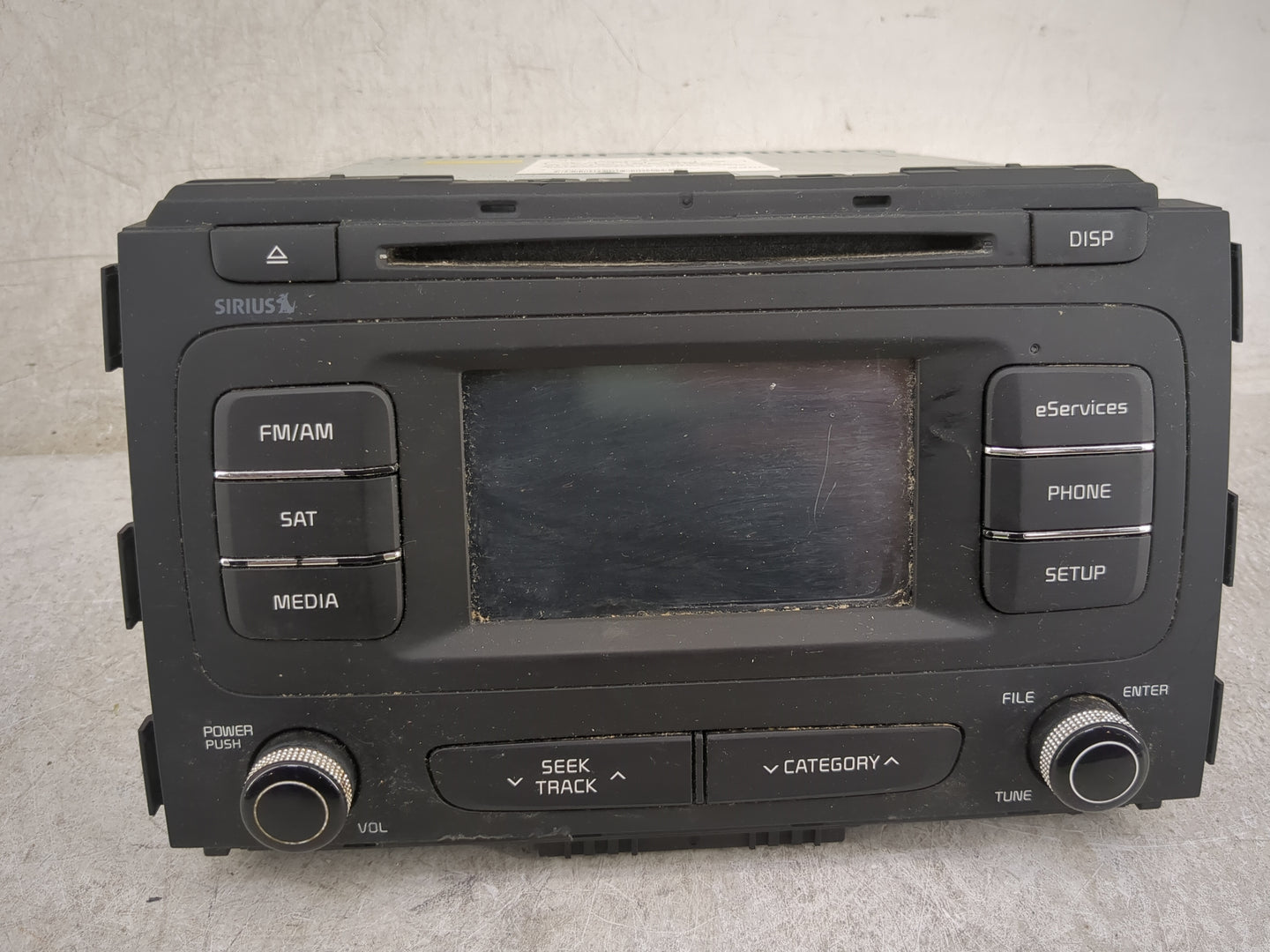 2015-2016 Kia Sedona Radio AM FM Cd Player Receiver Replacement Fits Fits 2015 2016 OEM Used Auto Parts - Oemusedautoparts1.