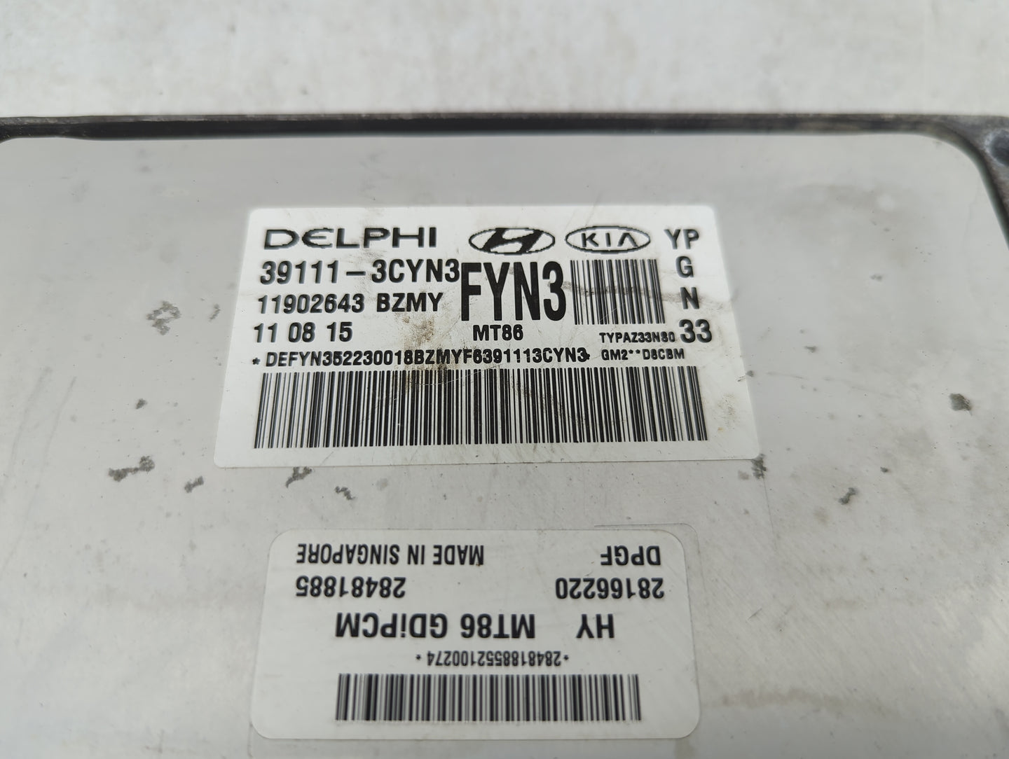 2016 Kia Sedona PCM Engine Control Computer ECU ECM PCU OEM Fits OEM Used Auto Parts - Oemusedautoparts1.com