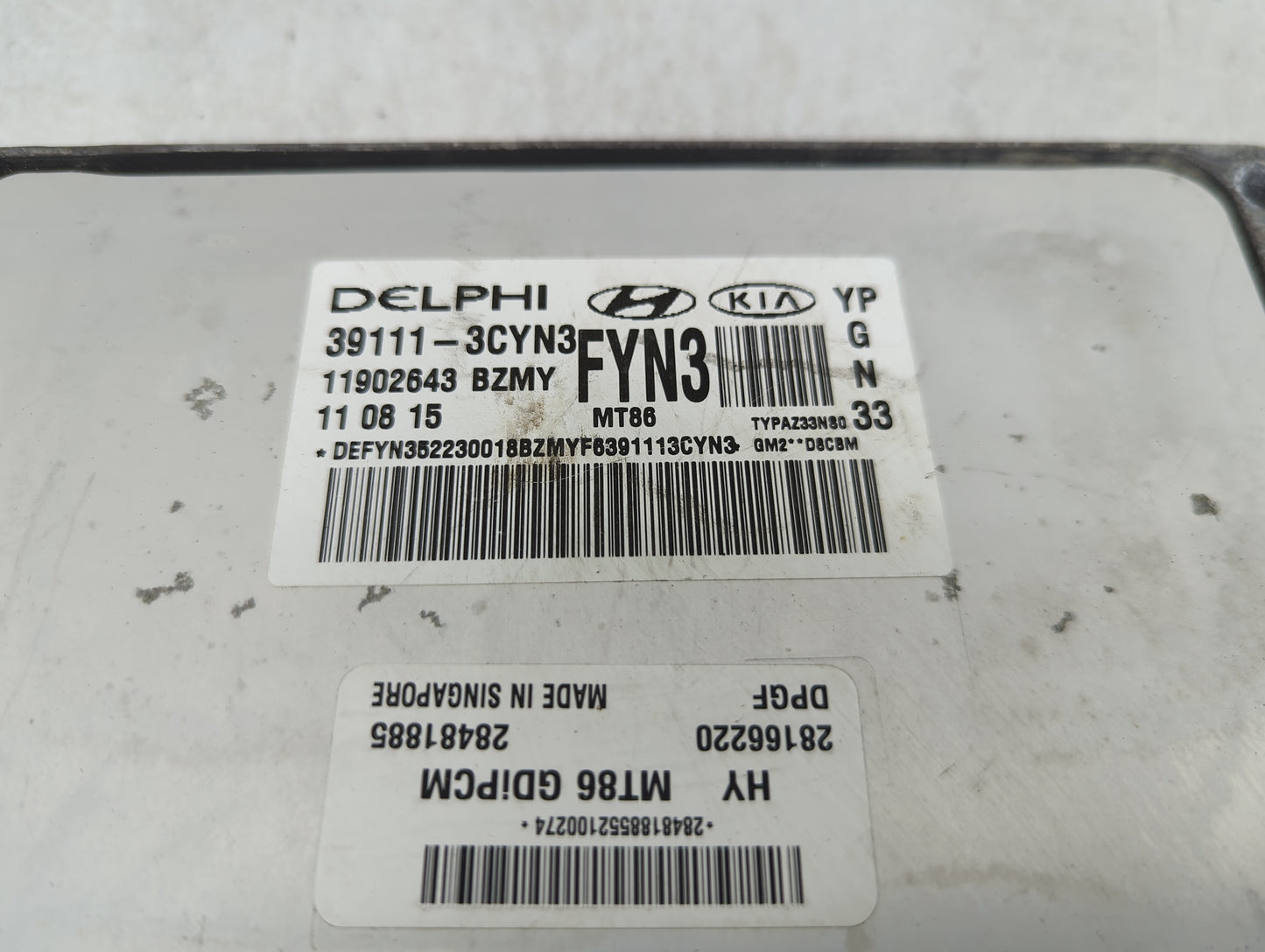 2016 Kia Sedona PCM Engine Control Computer ECU ECM PCU OEM Fits OEM Used Auto Parts - Oemusedautoparts1.com