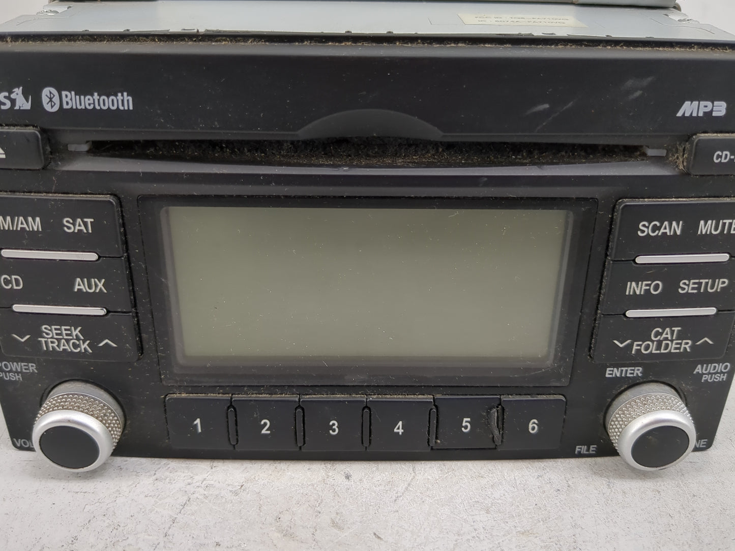 2011-2014 Kia Sedona Radio AM FM Cd Player Receiver Replacement Fits Fits 2011 2012 2014 OEM Used Auto Parts - Oemusedautopa