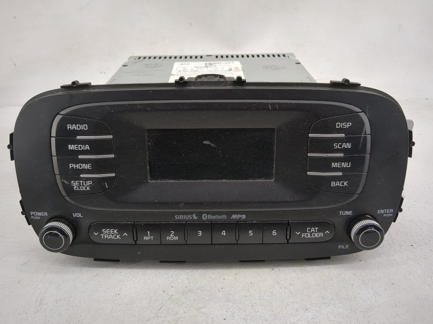 2014-2016 Kia Soul Radio AM FM Cd Player Receiver Replacement Fits Fits 2014 2015 2016 OEM Used Auto Parts - Oemusedautopart