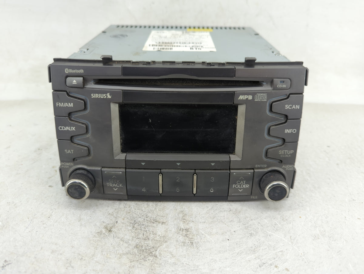 2010-2011 Kia Soul Radio AM FM Cd Player Receiver Replacement Fits Fits 2010 2011 OEM Used Auto Parts - Oemusedautoparts1.co
