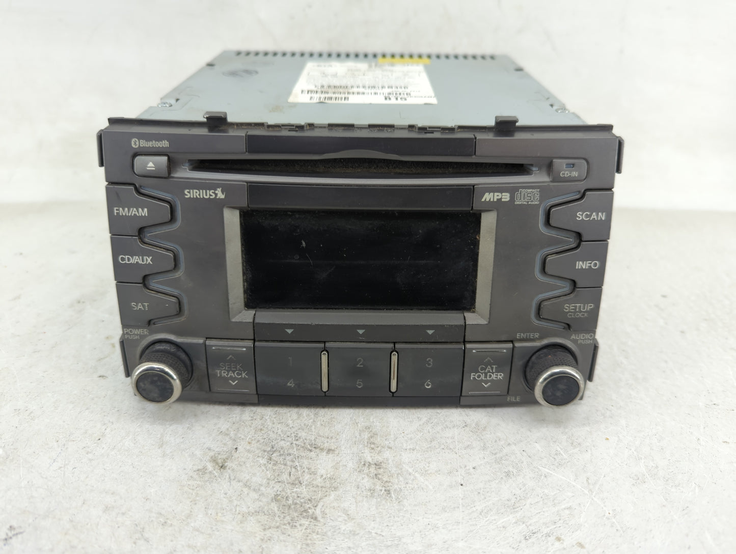 2010-2011 Kia Soul Radio AM FM Cd Player Receiver Replacement Fits Fits 2010 2011 OEM Used Auto Parts - Oemusedautoparts1.co