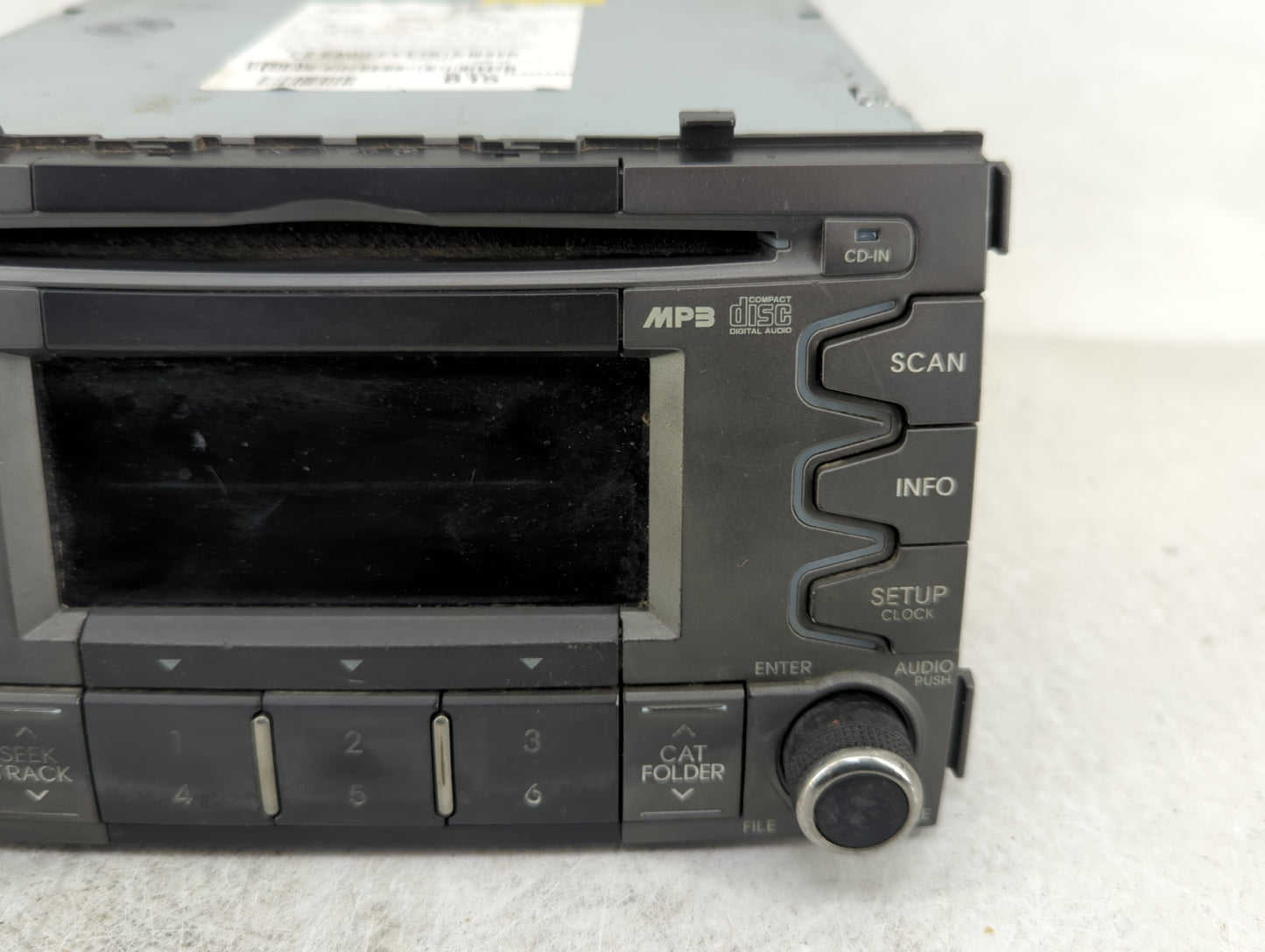 2010-2011 Kia Soul Radio AM FM Cd Player Receiver Replacement Fits Fits 2010 2011 OEM Used Auto Parts - Oemusedautoparts1.co