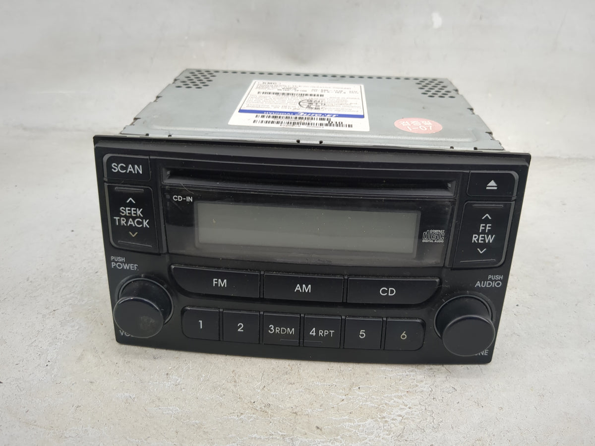 2005-2006 Kia Spectra Radio AM FM Cd Player Receiver Replacement Fits Fits 2005 2006 OEM Used Auto Parts - Oemusedautoparts1