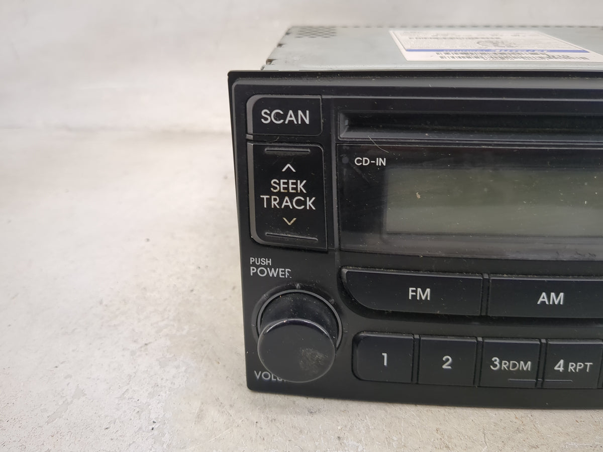2005-2006 Kia Spectra Radio AM FM Cd Player Receiver Replacement Fits Fits 2005 2006 OEM Used Auto Parts - Oemusedautoparts1