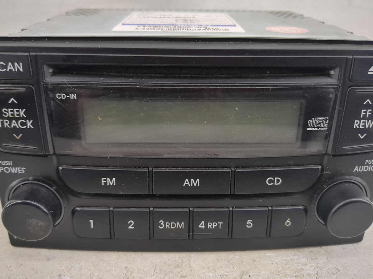2005-2006 Kia Spectra Radio AM FM Cd Player Receiver Replacement Fits Fits 2005 2006 OEM Used Auto Parts - Oemusedautoparts1