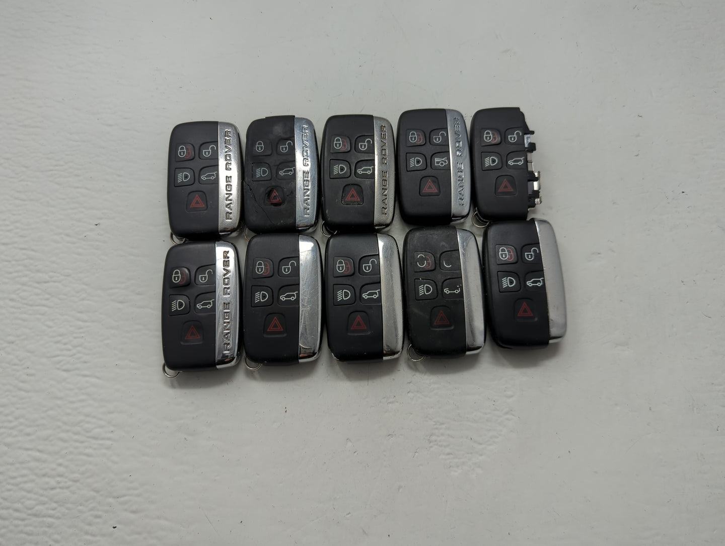 Lot of 10 Land Rover Keyless Entry Remote Fob MIXED FCC IDS MIXED PART - Oemusedautoparts1.com