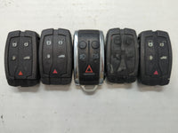 Lot of 5 Land Rover Keyless Entry Remote Fob MIXED FCC IDS MIXED PART - Oemusedautoparts1.com