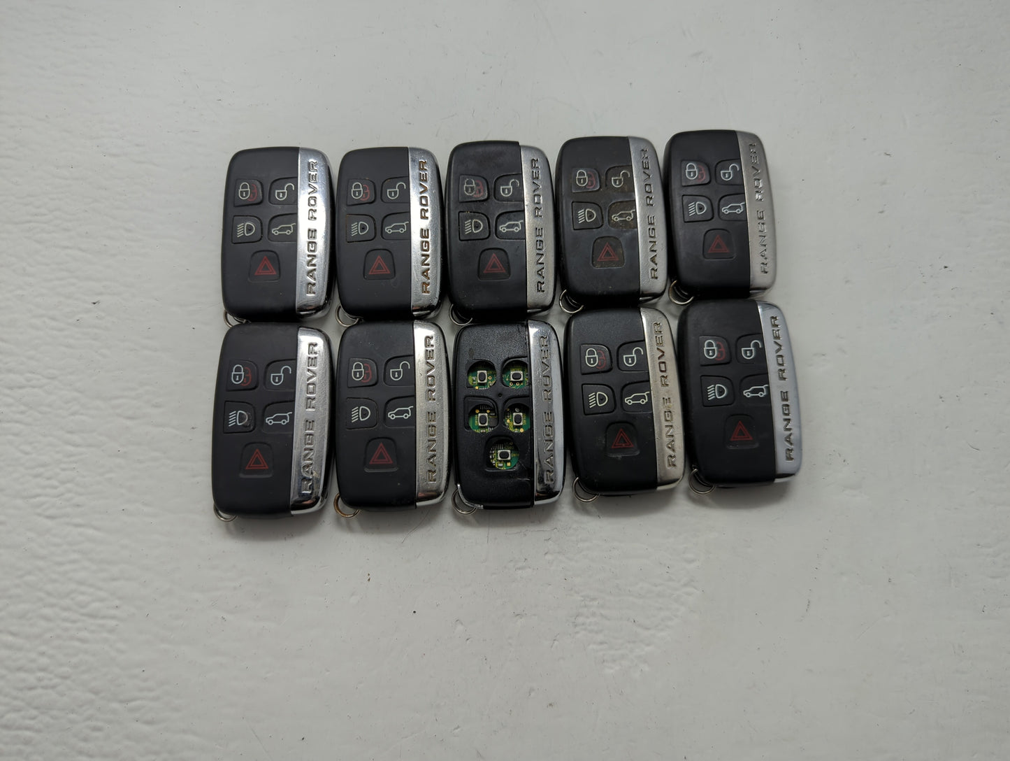 Lot of 10 Land Rover Range Rover Keyless Entry Remote Fob MIXED FCC IDS - Oemusedautoparts1.com