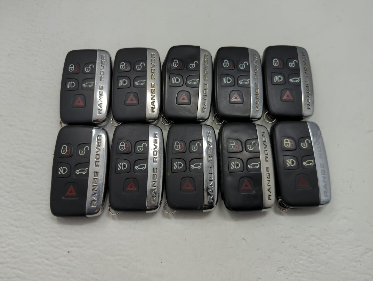 Lot of 10 Land Rover Range Rover Keyless Entry Remote Fob KOBJTF10A - Oemusedautoparts1.com