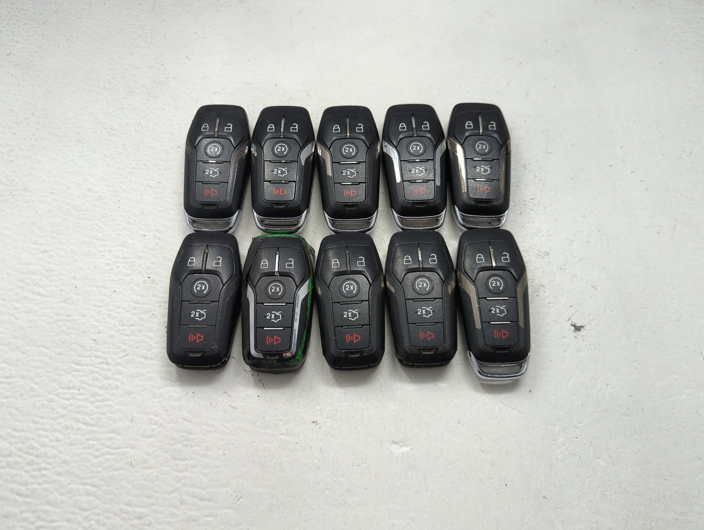 Lot of 10 Lincoln Keyless Entry Remote Fob MIXED FCC IDS MIXED PART 1476368 - Oemusedautoparts1.com