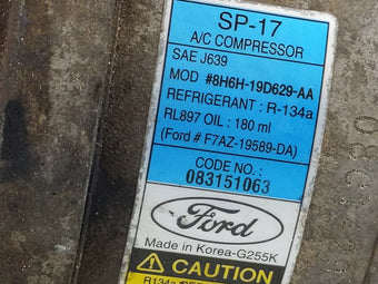 compare product 2007-2012 Lincoln Mkz Air Conditioning A/c Ac Compressor Oem