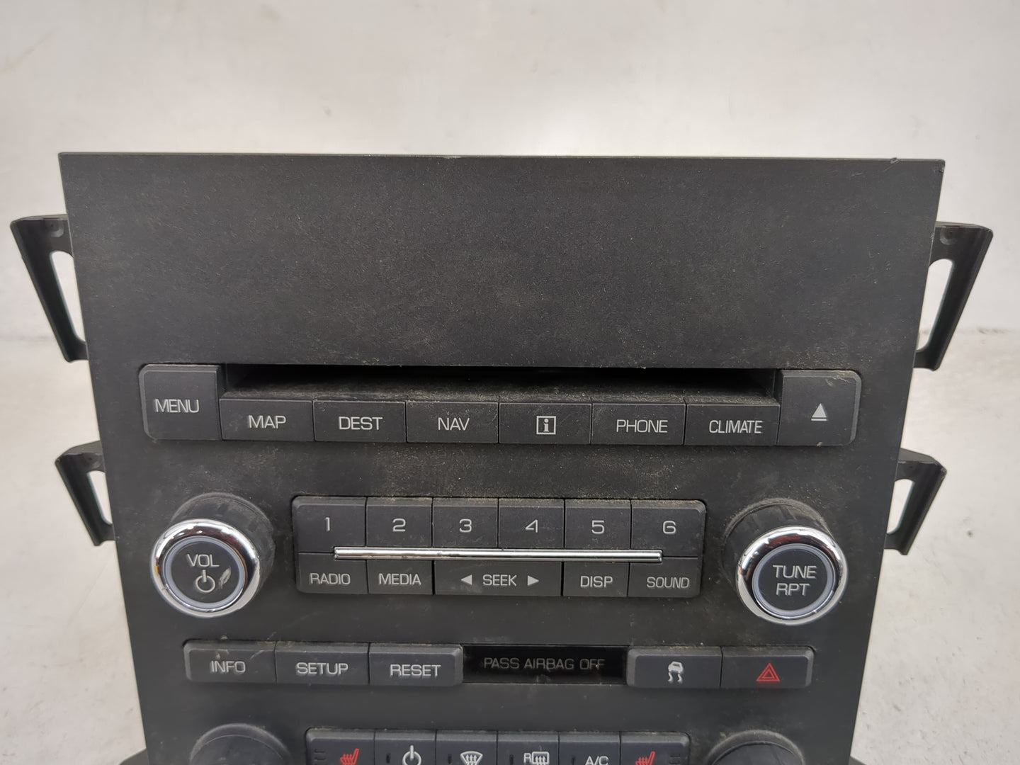 2010 Lincoln Mkz Radio AM FM Cd Player Receiver Replacement Fits OEM Used Auto Parts - Oemusedautoparts1.com