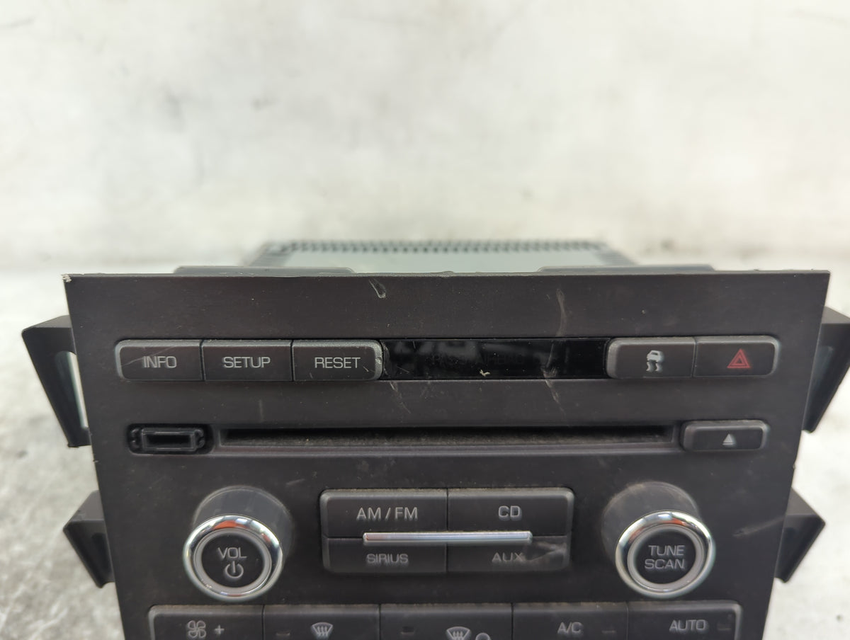 2010 Lincoln Mkz Radio AM FM Cd Player Receiver Replacement OEM Used Auto Parts - Oemusedautoparts1.com