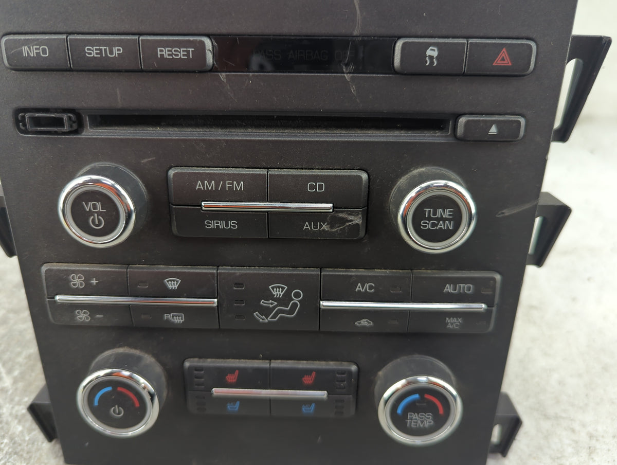 2010 Lincoln Mkz Radio AM FM Cd Player Receiver Replacement OEM Used Auto Parts - Oemusedautoparts1.com
