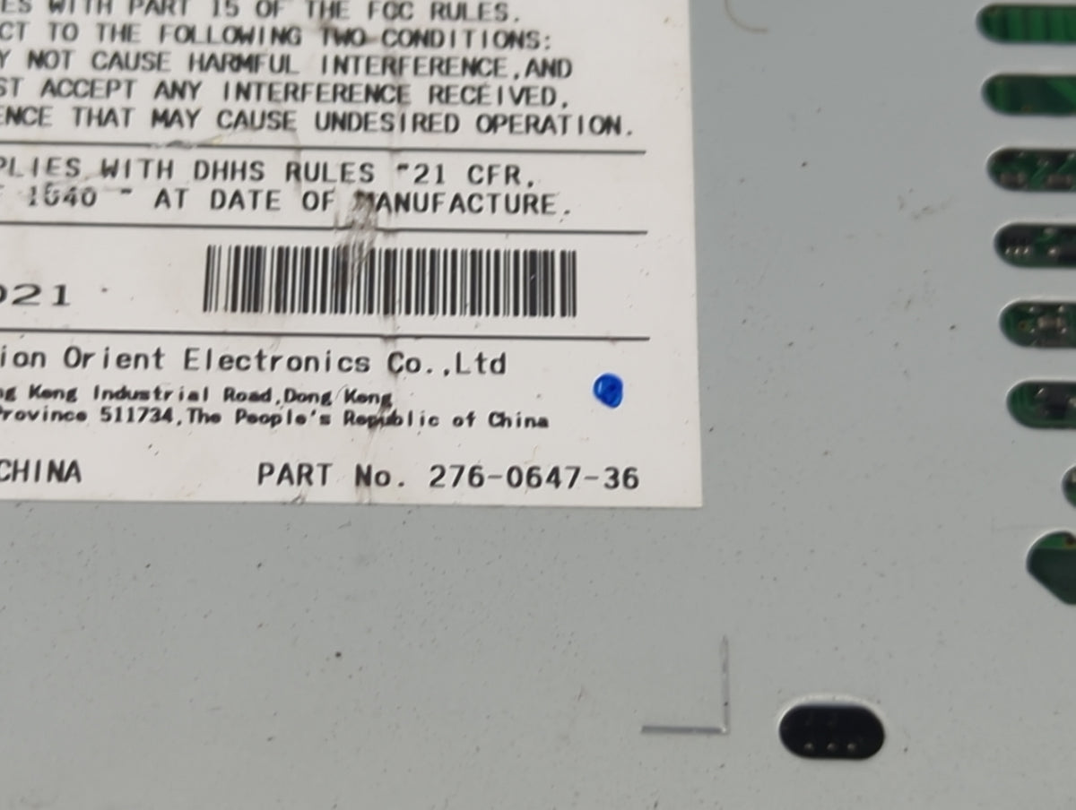 2010 Lincoln Mkz Radio AM FM Cd Player Receiver Replacement OEM Used Auto Parts - Oemusedautoparts1.com