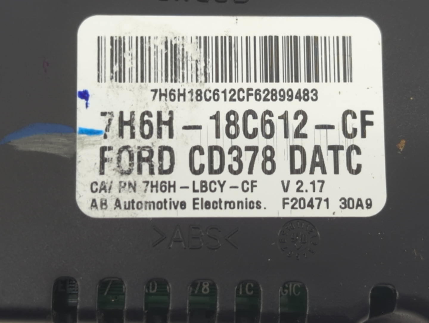 2007-2009 Lincoln Mkz Climate Control Module Temperature AC/Heater Replacement Fits Fits 2007 2008 2009 OEM Used Auto Parts 