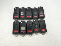 Lot of 10 Mazda Keyless Entry Remote Fob MIXED FCC IDS MIXED PART - Oemusedautoparts1.com