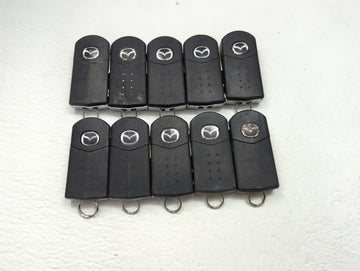 Lot of 10 Mazda Keyless Entry Remote Fob MIXED FCC IDS MIXED PART