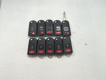 compare product Lot of 10 Mazda Keyless Entry Remote Fob MIXED FCC IDS 1475820