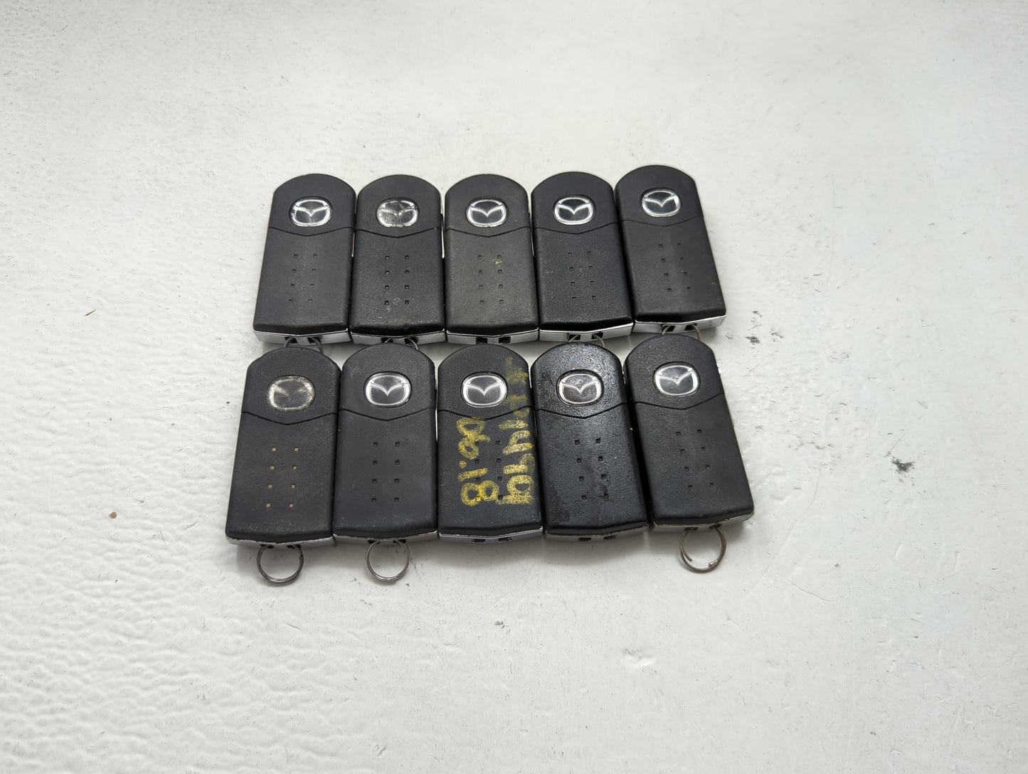 Lot of 10 Mazda Keyless Entry Remote Fob MIXED FCC IDS 1475821 - Oemusedautoparts1.com