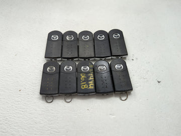 Lot of 10 Mazda Keyless Entry Remote Fob MIXED FCC IDS 1475821