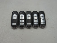 Lot of 5 Mazda Keyless Entry Remote Fob MIXED FCC IDS 1475827 - Oemusedautoparts1.com