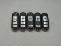 Lot of 5 Mazda Keyless Entry Remote Fob MIXED FCC IDS 1475829 - Oemusedautoparts1.com