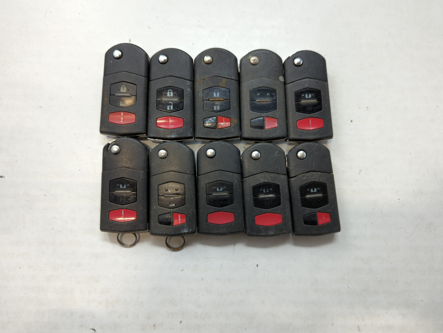Lot of 10 Mazda Keyless Entry Remote Fob KPU41788 | BGBX1T478SKE12501 - Oemusedautoparts1.com