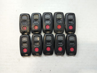 compare product Lot of 10 Mazda Keyless Entry Remote Fob KPU41706 | KPU41846 | KPU41794