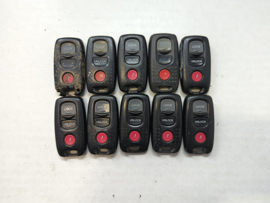Lot of 10 Mazda Keyless Entry Remote Fob KPU41706 | KPU41846 | KPU41794 - Oemusedautoparts1.com