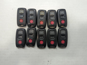 compare product Lot of 10 Mazda Keyless Entry Remote Fob MIXED FCC IDS MIXED PART NUMBERS