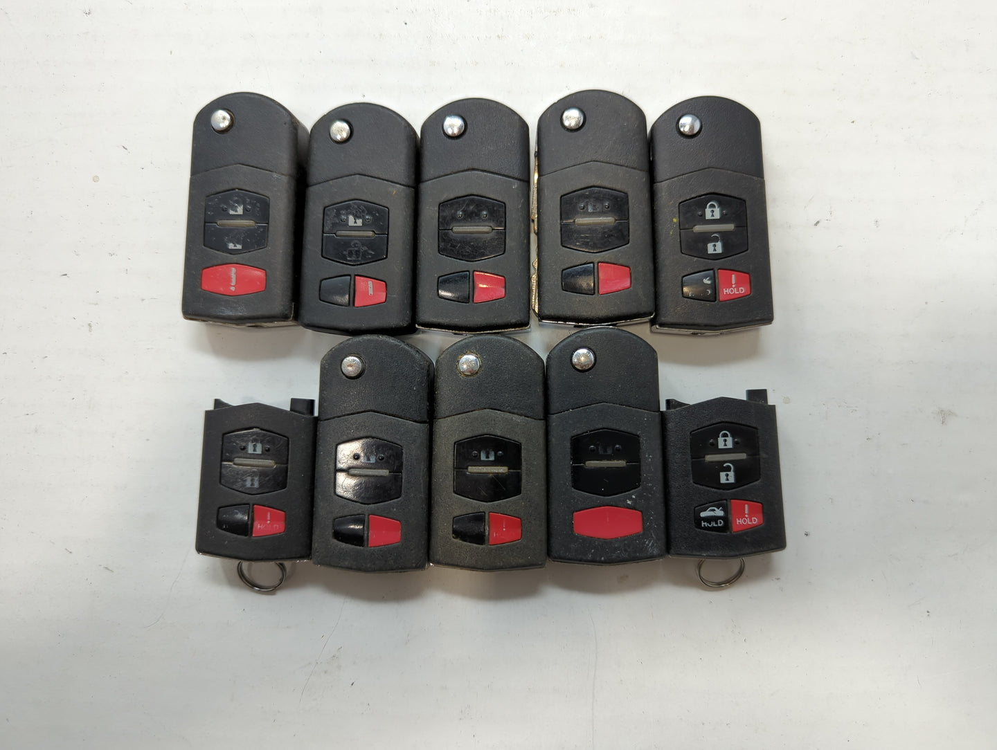 Lot of 10 Mazda Keyless Entry Remote Fob KPU41788 | BGBX1T478SKE12501 - Oemusedautoparts1.com