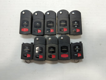 compare product Lot of 10 Mazda Keyless Entry Remote Fob KPU41788 | BGBX1T478SKE12501