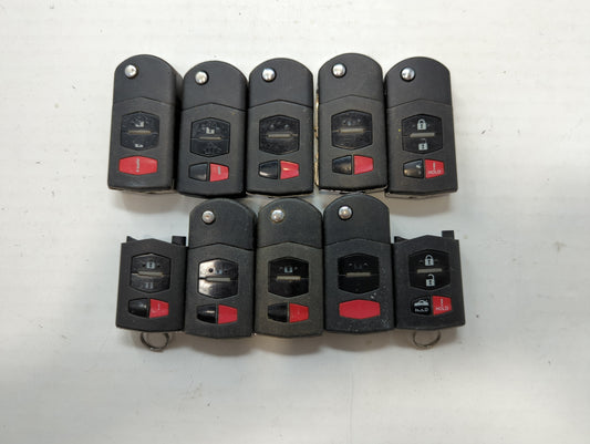 Lot of 10 Mazda Keyless Entry Remote Fob KPU41788 | BGBX1T478SKE12501 - Oemusedautoparts1.com