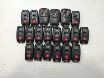 compare product Lot of 20 Mazda Keyless Entry Remote Fob MIXED FCC IDS MIXED PART NUMBERS