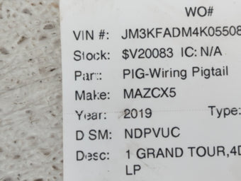 compare product 2018-2020 Mazda Cx-5 Spare Donut Tire Wheel Rim Oem