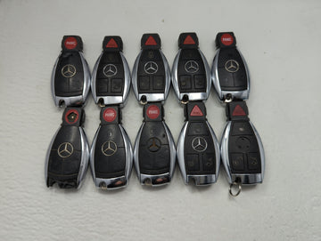Lot of 10 Mercedes-Benz Keyless Entry Remote Fob MIXED FCC IDS MIXED - Oemusedautoparts1.com