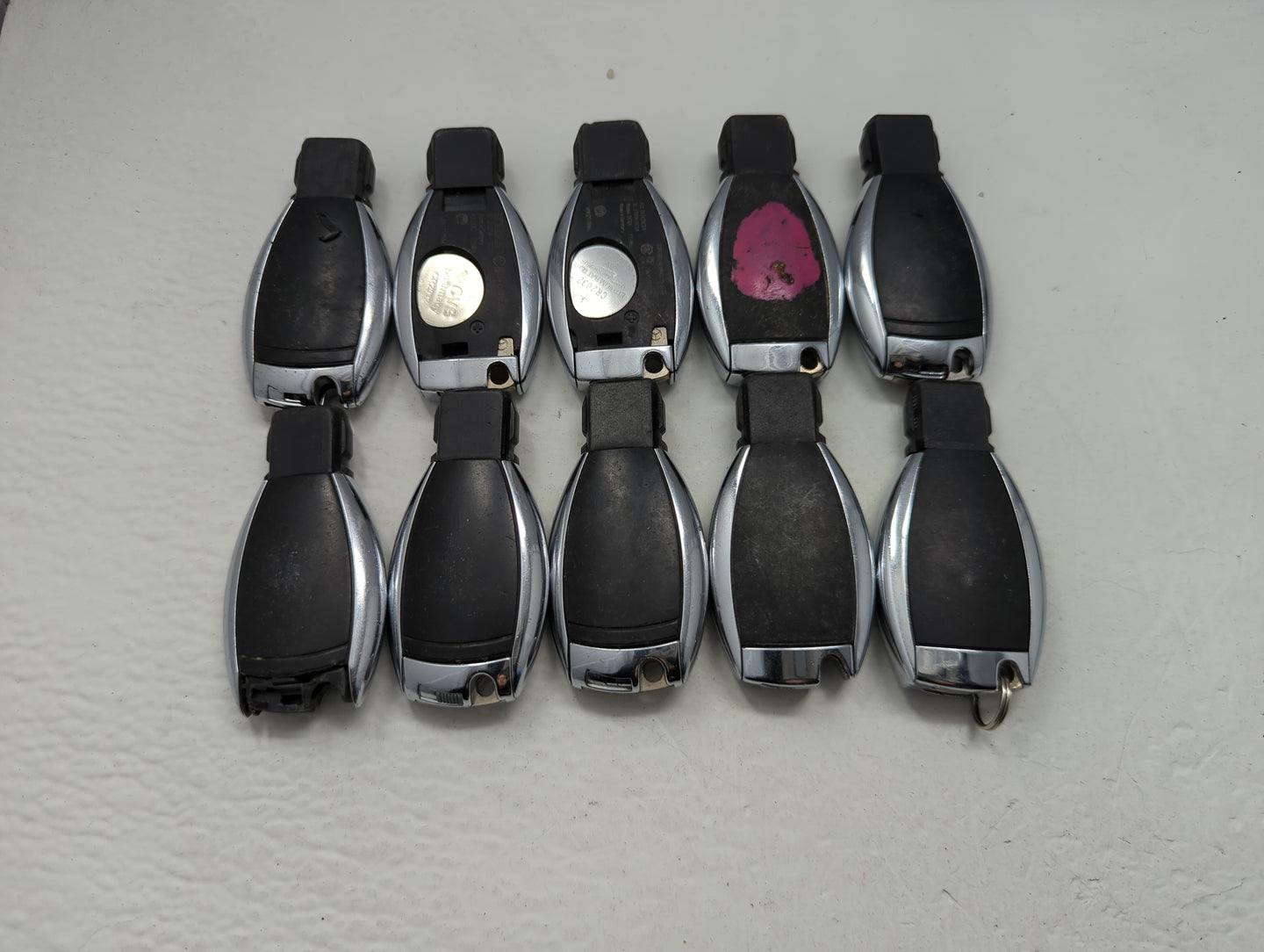 Lot of 10 Mercedes-Benz Keyless Entry Remote Fob MIXED FCC IDS MIXED - Oemusedautoparts1.com
