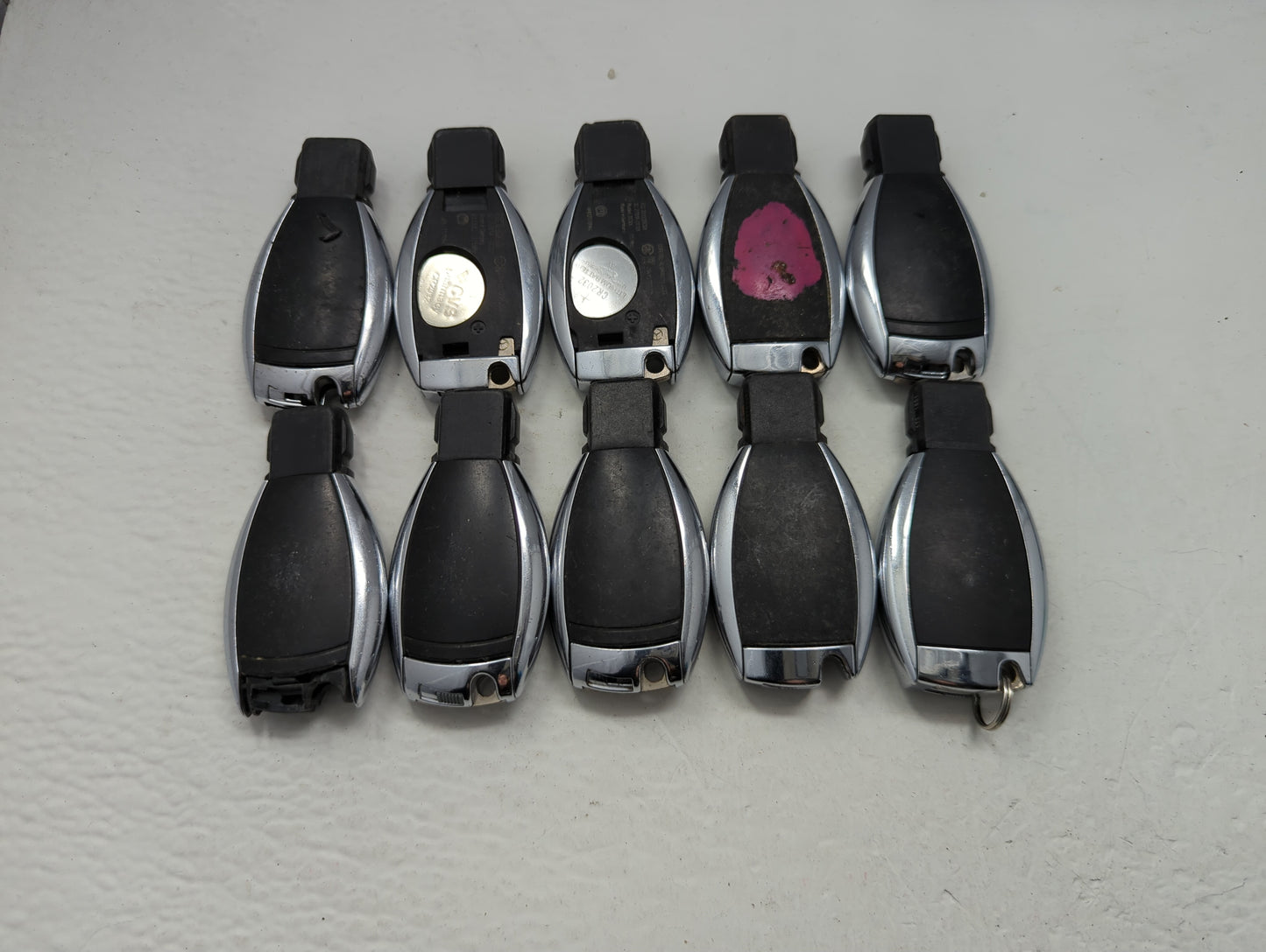 Lot of 10 Mercedes-Benz Keyless Entry Remote Fob MIXED FCC IDS MIXED - Oemusedautoparts1.com