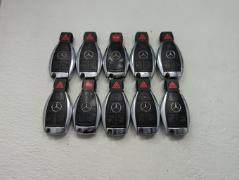compare product Lot of 10 Mercedes-Benz Keyless Entry Remote Fob MIXED FCC IDS MIXED