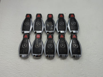 Lot of 10 Mercedes-Benz Keyless Entry Remote Fob MIXED FCC IDS MIXED - Oemusedautoparts1.com