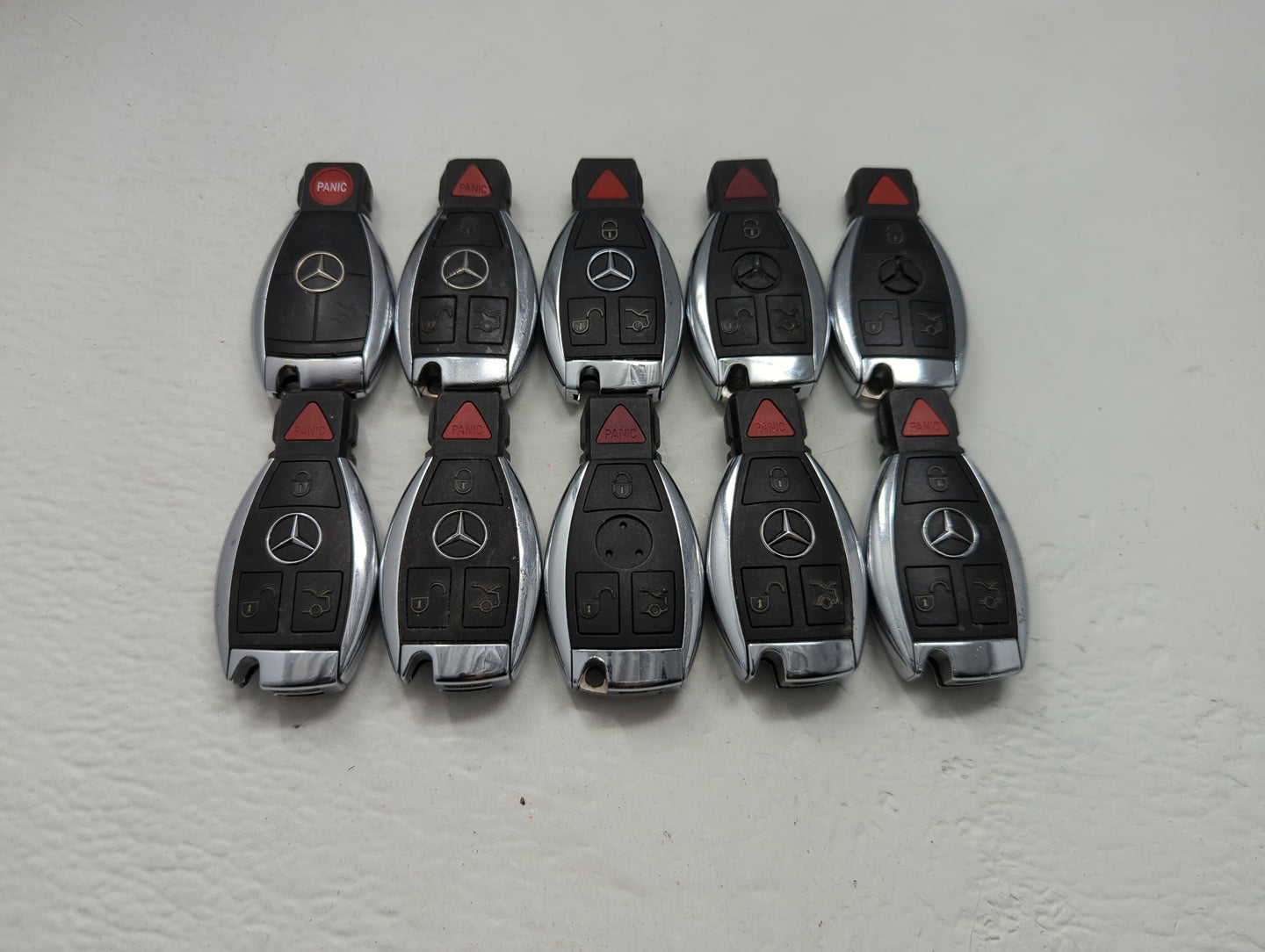 Lot of 10 Mercedes-Benz Keyless Entry Remote Fob IYZDC12K | IYZDC07 | - Oemusedautoparts1.com