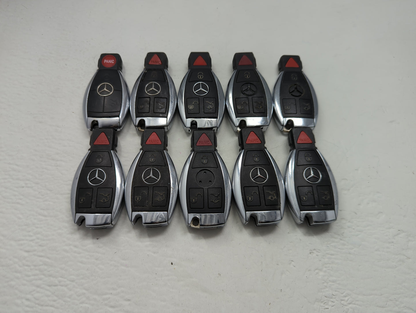 Lot of 10 Mercedes-Benz Keyless Entry Remote Fob IYZDC12K | IYZDC07 | - Oemusedautoparts1.com